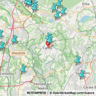 Mappa Via Ariberto da Intimiano, 22063 Cantù CO, Italia (6.756)