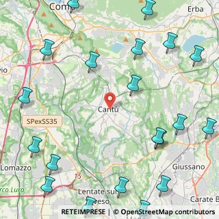 Mappa Via Ariberto da Intimiano, 22063 Cantù CO, Italia (6.4885)