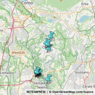 Mappa Via Ariberto da Intimiano, 22063 Cantù CO, Italia (4.12583)