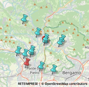 Mappa Via Milano, 24011 Almè BG, Italia (3.44923)