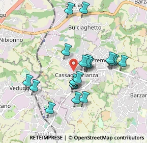 Mappa Vicolo Capagiolo, 23893 Cassago Brianza LC, Italia (0.811)