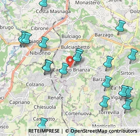 Mappa Vicolo Capagiolo, 23893 Cassago Brianza LC, Italia (2.5435)