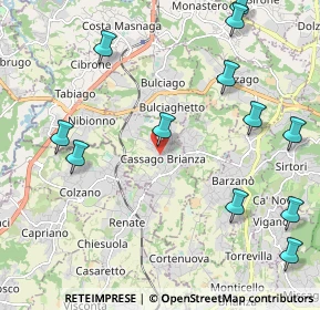 Mappa Vicolo Capagiolo, 23893 Cassago Brianza LC, Italia (2.65083)