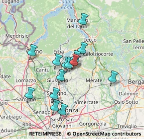 Mappa Vicolo Capagiolo, 23893 Cassago Brianza LC, Italia (12.07929)