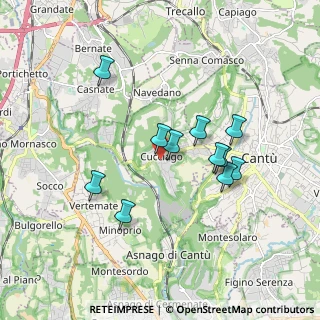 Mappa Via XX Settembre, 22060 Cucciago CO, Italia (1.55545)