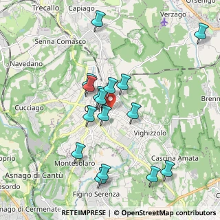 Mappa Via F. Filzi, 22063 Cantù CO, Italia (1.86625)