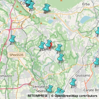 Mappa Via F. Filzi, 22063 Cantù CO, Italia (6.66)