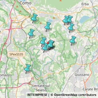 Mappa Via F. Filzi, 22063 Cantù CO, Italia (3.05231)