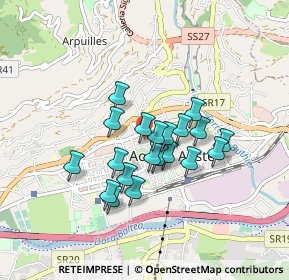 Mappa Via Martinet, 11100 Aosta AO, Italia (0.6615)