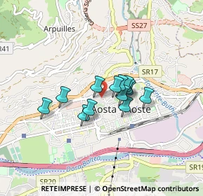 Mappa Via Martinet, 11100 Aosta AO, Italia (0.53)