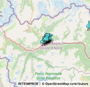 Mappa Via Martinet, 11100 Aosta AO, Italia (3.74636)