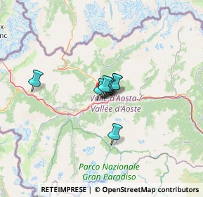 Mappa Via Martinet, 11100 Aosta AO, Italia (17.60636)