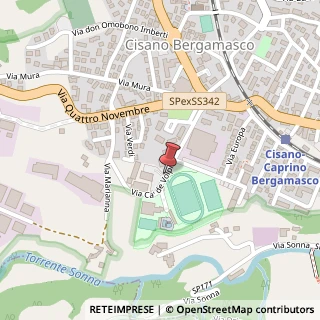 Mappa Via C? de'Volpi, 10, 24034 Cisano Bergamasco, Bergamo (Lombardia)