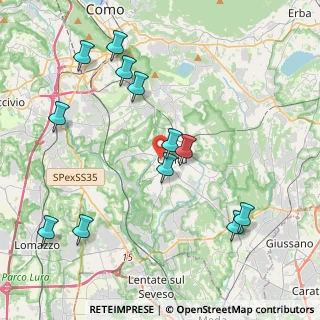 Mappa Via Colombo Cristoforo, 22063 Cantù CO, Italia (4.53583)