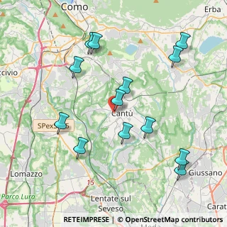 Mappa Via Colombo Cristoforo, 22063 Cantù CO, Italia (4.23385)