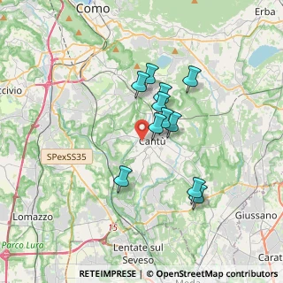 Mappa Via Colombo Cristoforo, 22063 Cantù CO, Italia (2.75364)