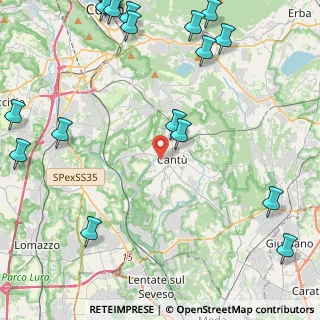 Mappa Via Colombo Cristoforo, 22063 Cantù CO, Italia (6.634)