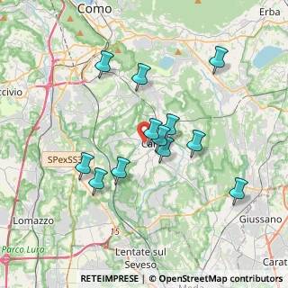 Mappa Via Colombo Cristoforo, 22063 Cantù CO, Italia (3.2225)