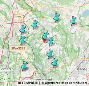Mappa Via Colombo Cristoforo, 22063 Cantù CO, Italia (3.82455)