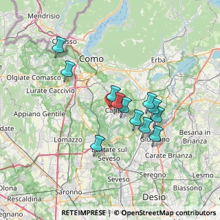 Mappa Via Colombo Cristoforo, 22063 Cantù CO, Italia (5.925)