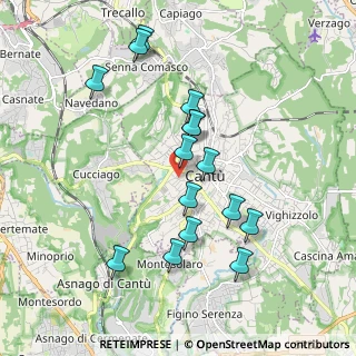 Mappa Via Colombo Cristoforo, 22063 Cantù CO, Italia (1.81867)