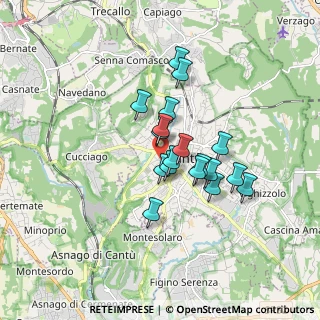 Mappa Via Colombo Cristoforo, 22063 Cantù CO, Italia (1.25778)