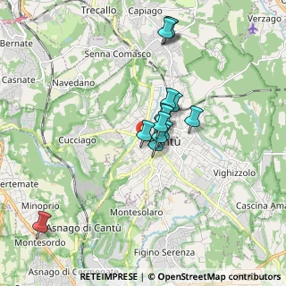 Mappa Via Colombo Cristoforo, 22063 Cantù CO, Italia (1.42286)