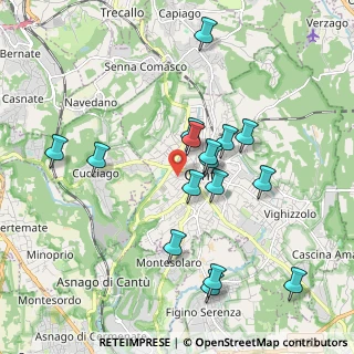 Mappa Via Colombo Cristoforo, 22063 Cantù CO, Italia (1.8475)