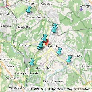 Mappa Via Colombo Cristoforo, 22063 Cantù CO, Italia (1.43)