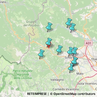Mappa Strada Provinciale, 36030 Valli del Pasubio VI, Italia (7.61727)