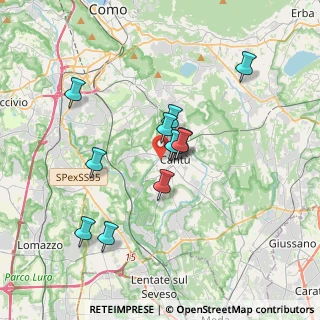 Mappa Via Don Luigi Sturzo, 22063 Cantù CO, Italia (2.89583)