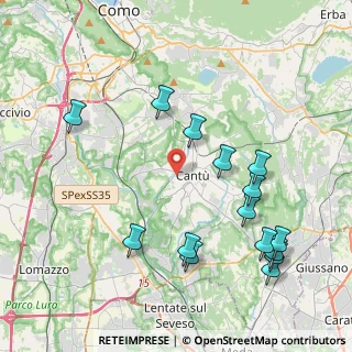 Mappa Via Don Luigi Sturzo, 22063 Cantù CO, Italia (4.63867)