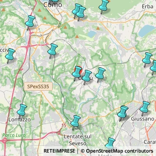 Mappa Via Don Luigi Sturzo, 22063 Cantù CO, Italia (6.3875)