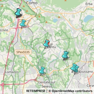 Mappa Via Don Luigi Sturzo, 22063 Cantù CO, Italia (5.79182)