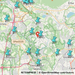 Mappa Via Don Luigi Sturzo, 22063 Cantù CO, Italia (6.228)