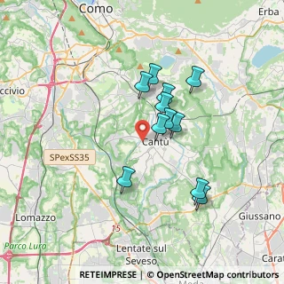 Mappa Via Don Luigi Sturzo, 22063 Cantù CO, Italia (2.83273)