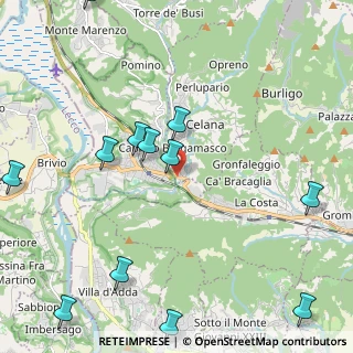 Mappa Via Cava di Sopra, 24030 Caprino Bergamasco BG, Italia (2.79667)