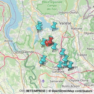 Mappa Via Laghetto, 21020 Mornago VA, Italia (6.13063)