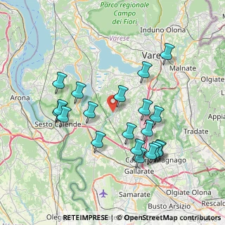 Mappa Via Laghetto, 21020 Mornago VA, Italia (7.452)