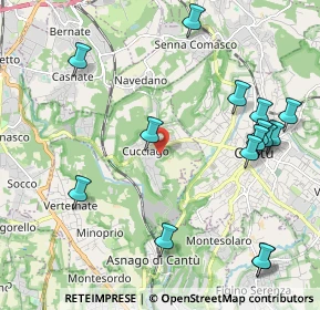 Mappa Via Spinada, 22060 Cucciago CO, Italia (2.49533)