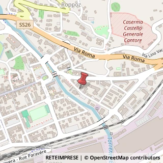 Mappa Via Monte Emilius, 11, 11100 Aosta, Aosta (Valle d'Aosta)