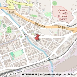 Mappa Via Monte Emilius,  13, 11100 Aosta, Aosta (Valle d'Aosta)