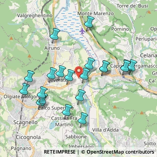 Mappa Via dei Ronchetti, 23883 Brivio LC, Italia (1.999)