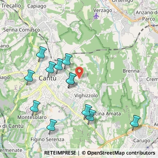 Mappa Via cascina canova, 22063 Cantù CO, Italia (2.17417)