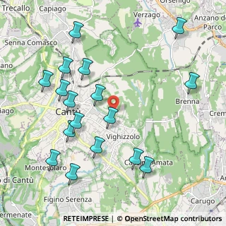Mappa Via cascina canova, 22063 Cantù CO, Italia (2.28235)