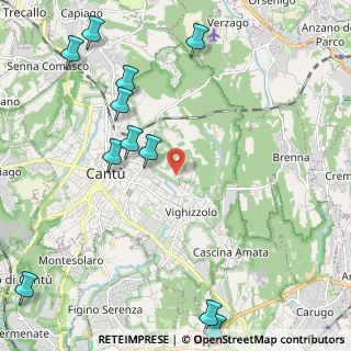 Mappa Via cascina canova, 22063 Cantù CO, Italia (2.84818)