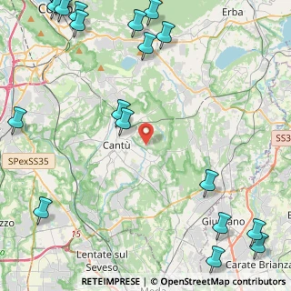 Mappa Via cascina canova, 22063 Cantù CO, Italia (7.13)