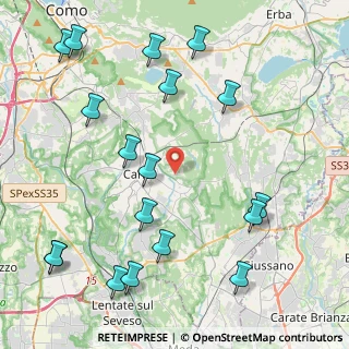 Mappa Via cascina canova, 22063 Cantù CO, Italia (5.29389)