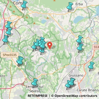 Mappa Via cascina canova, 22063 Cantù CO, Italia (5.5395)