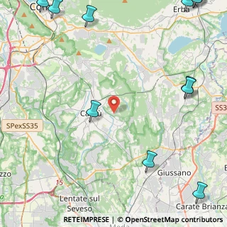 Mappa Via cascina canova, 22063 Cantù CO, Italia (7.35)